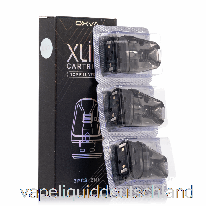 Oxva Xlim Top-Fill Ersatz-Pods 0,8 Ohm Pods Vape Liquid